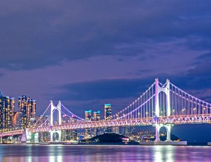 寻找釜山的迷人大桥风景