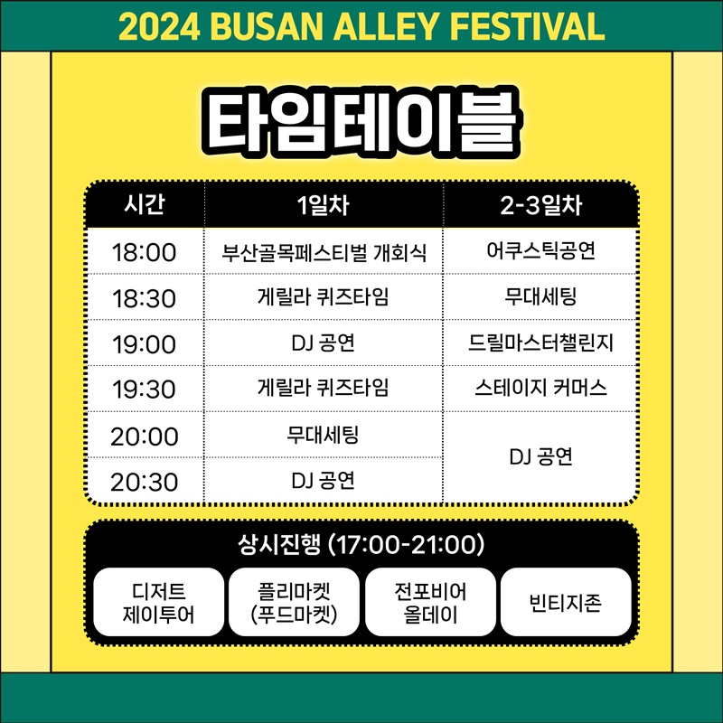 2024 부산골목페스티벌