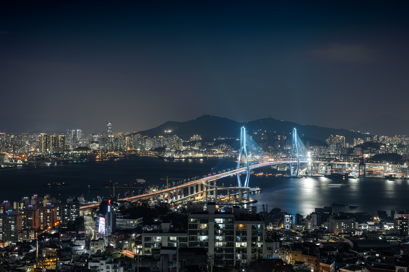 해돋이전망대에서 본 전경(밤)2썸네일