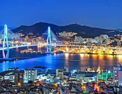 A night scape tour in Busan