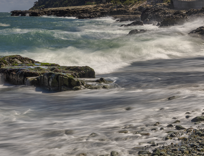 釜山の海再発見！石ころゴロゴロのモンドル海岸へ！