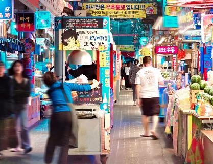 Bupyeong Kkangtong Market, the first permanent night market in Korea