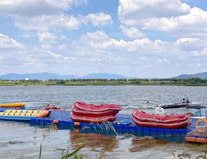 Experience the best water sports on the Nakdonggang River ! Hwamyeong Water Leports Town