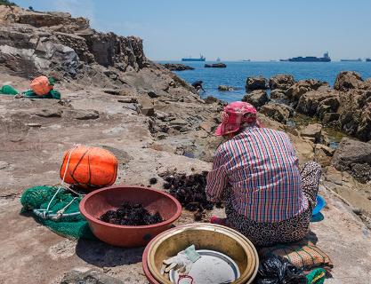 伴隨著新鮮海產的影島情趣「影島海女村」