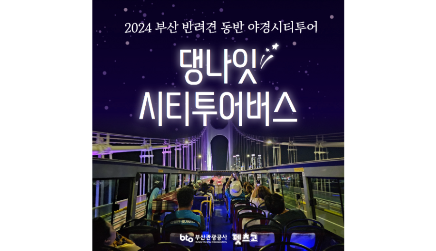 2024 부산 반려견 동반 야경시티투어 [댕나잇 시티투어버스] 이미지 0