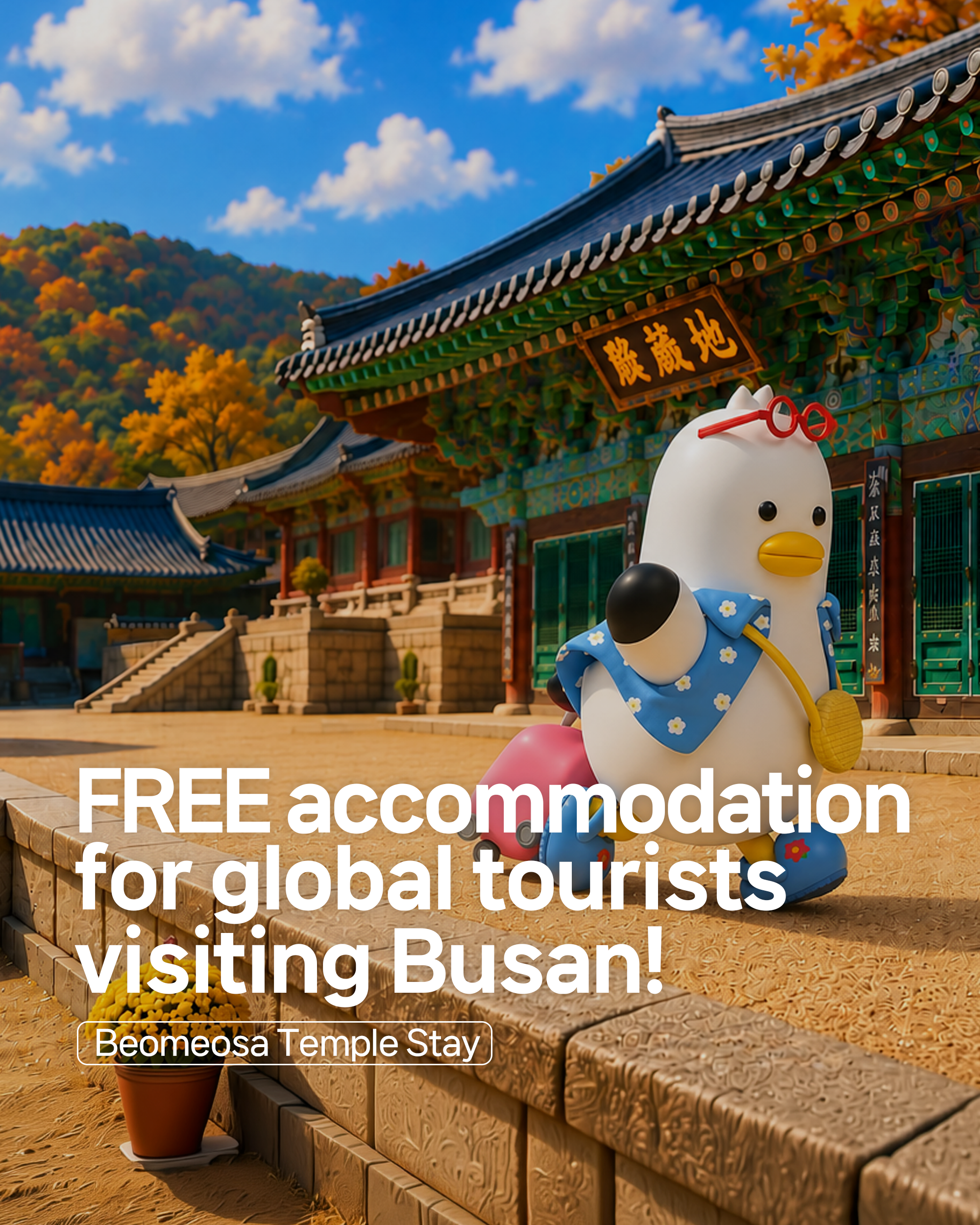 6.12.~13. BTS WORLD TOUR  FREE accommodation for global tourists visiting Busan!