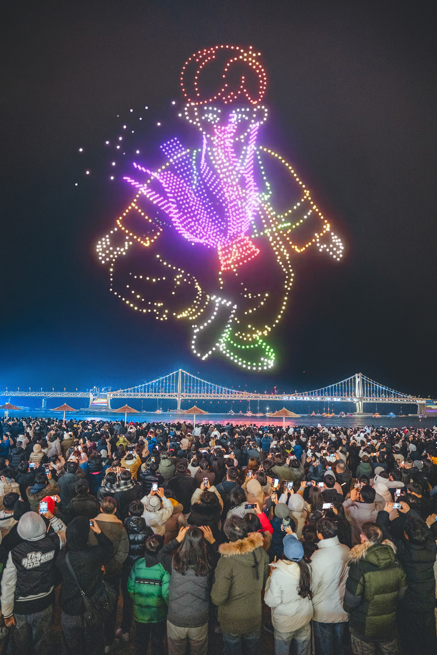 광안리 M 드론라이트쇼 설 특별공연 안내