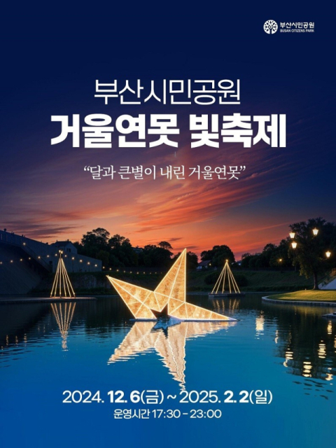 Busan Citizens Park Mirror Pond Light Festival