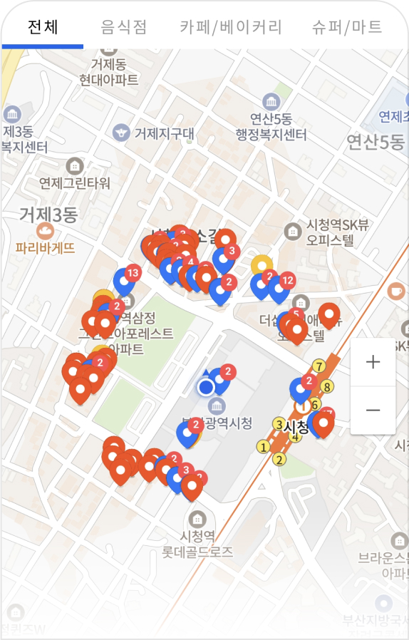 가맹점 찾기