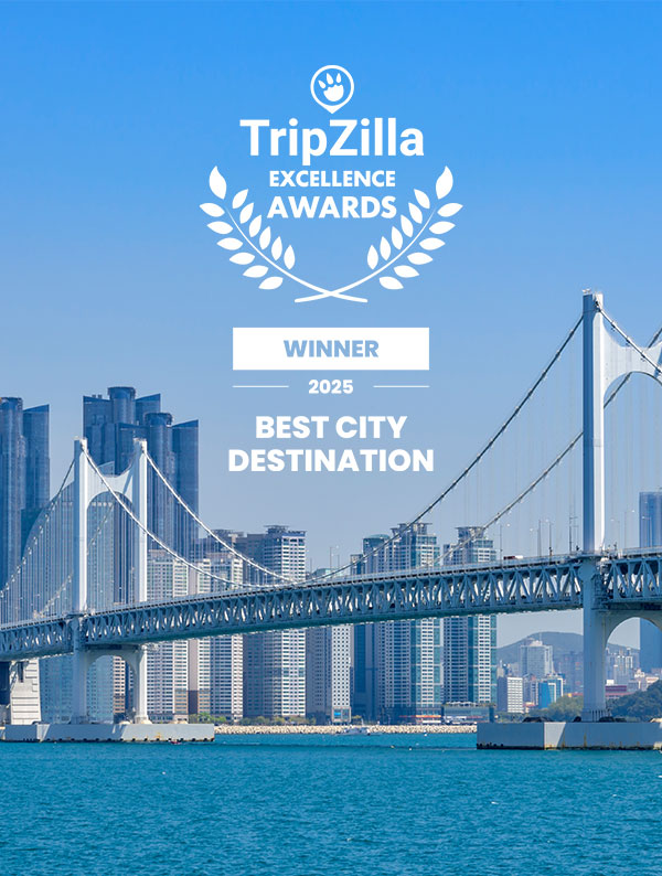 釜山，獲選 TripZilla 2025「最佳城市旅游目的地」！