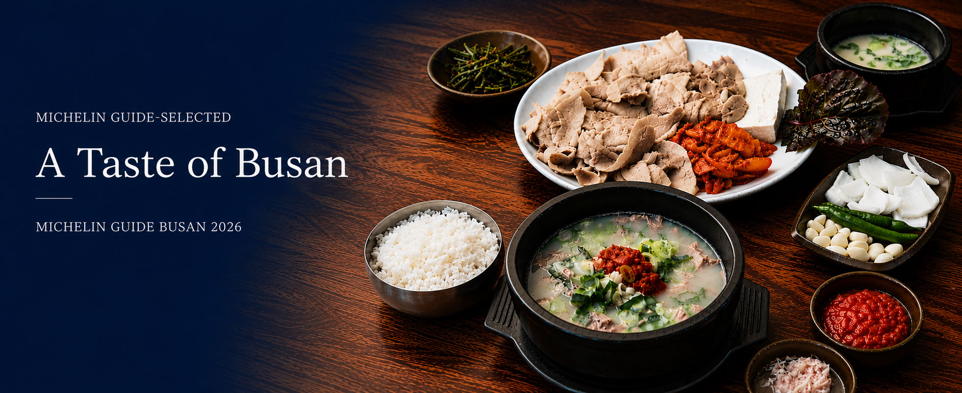Taste the Flavors of Busan Selected by the MICHELIN Guide